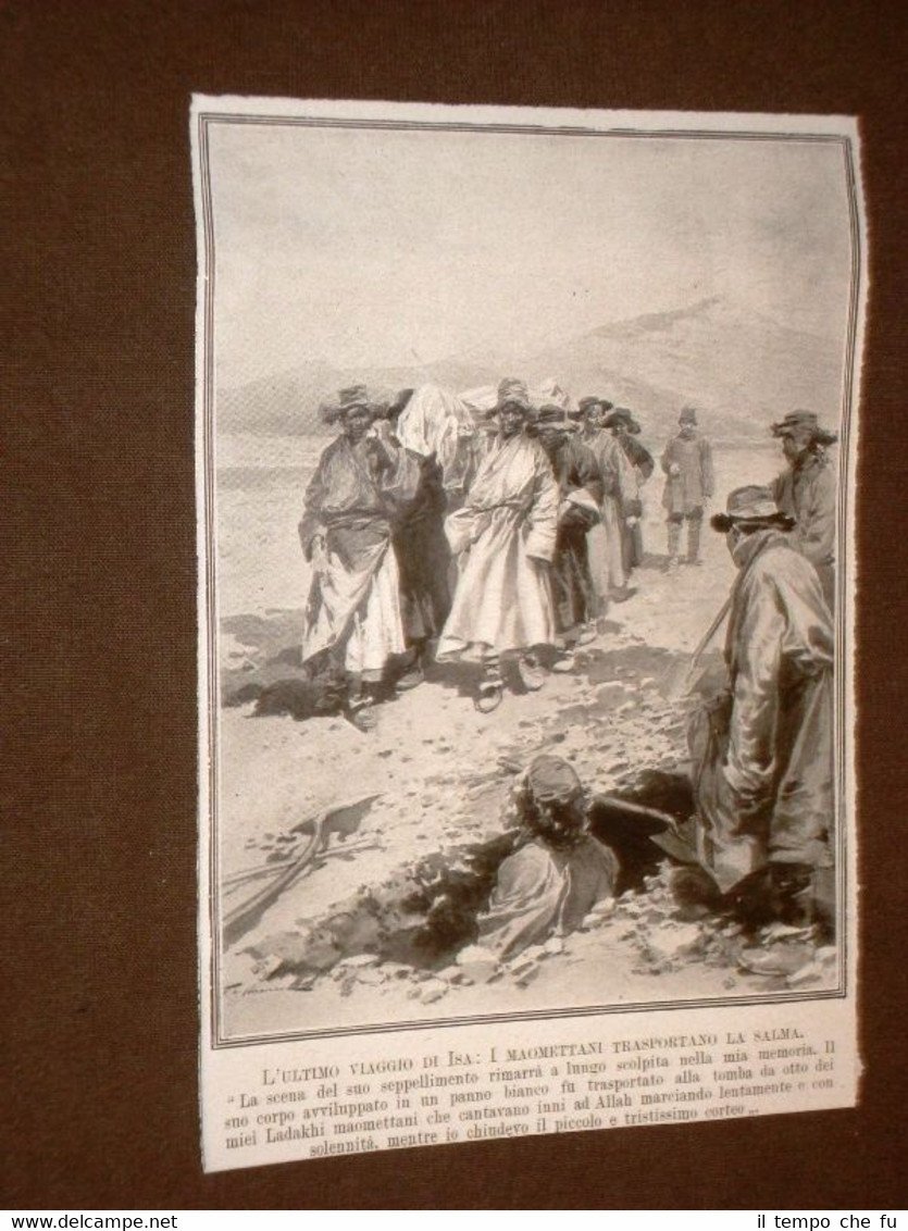 L'ultimo viaggio di Isa nel 1909 I Maomettiani trasportano la …