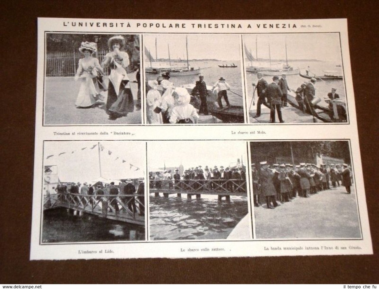 L'Università popolare triestina a Venezia nel 1908