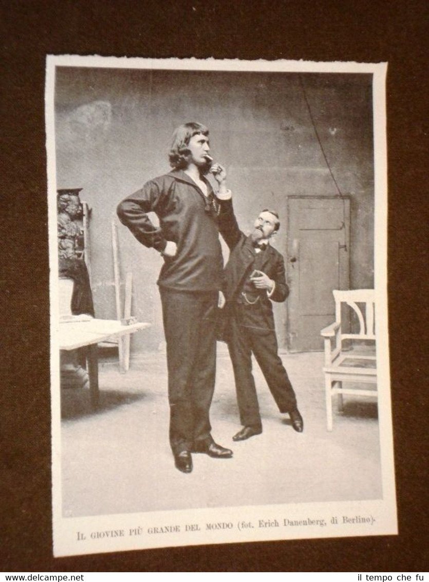 L'Uomo più alto del mondo nel 1904 | Immagine principale