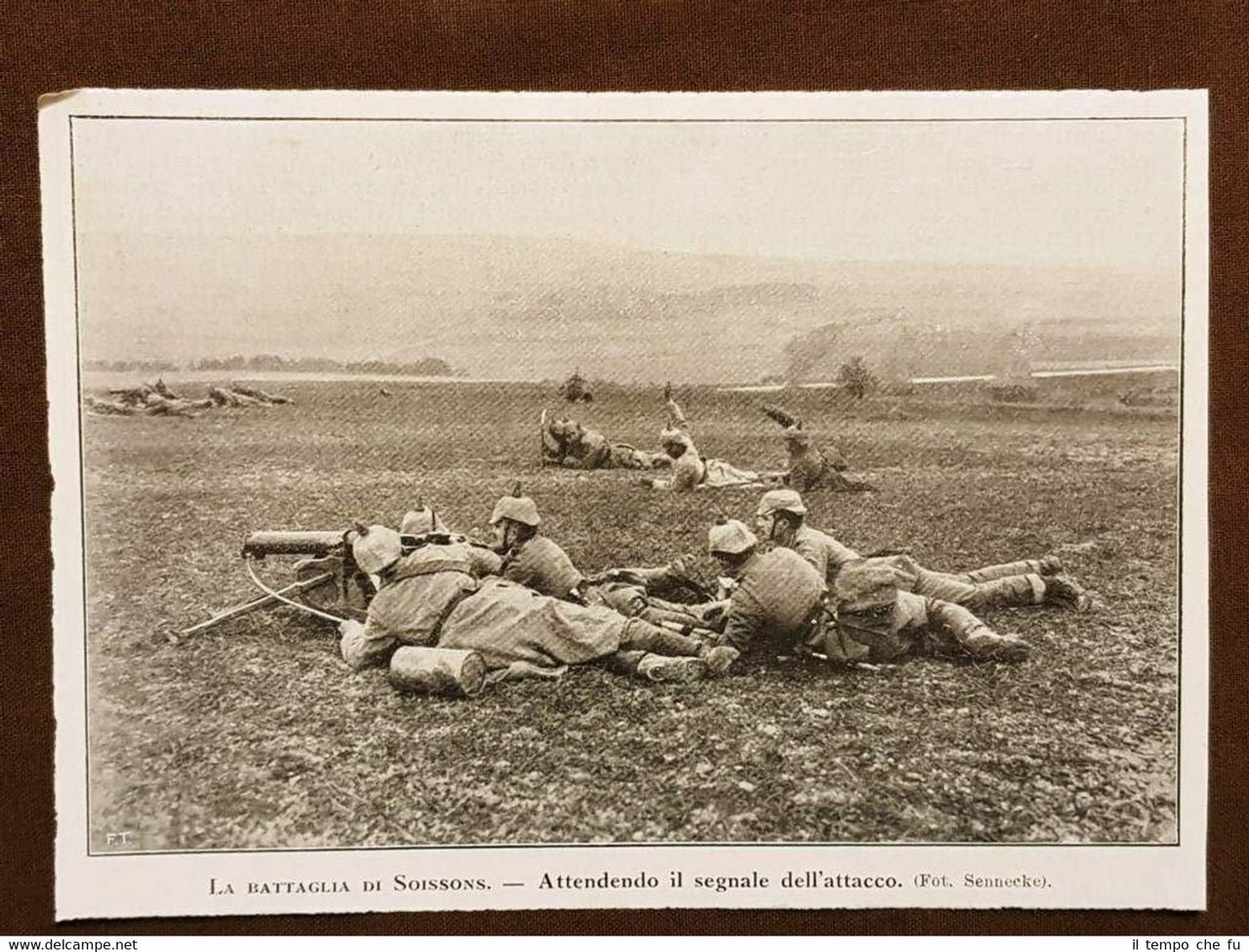 La Battaglia di Soissons nel 1915 Attendendo segnale WW1 Prima …