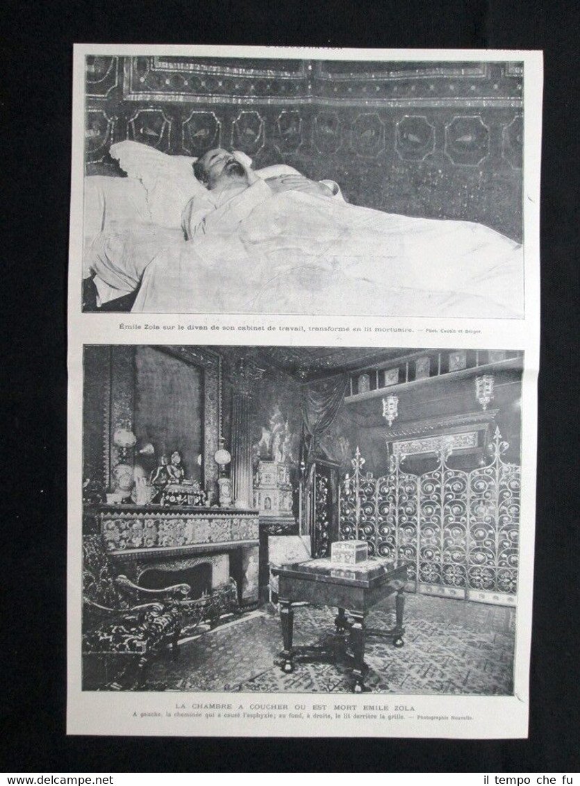 La camera da letto dove morì Emile Zola 29 settembre …