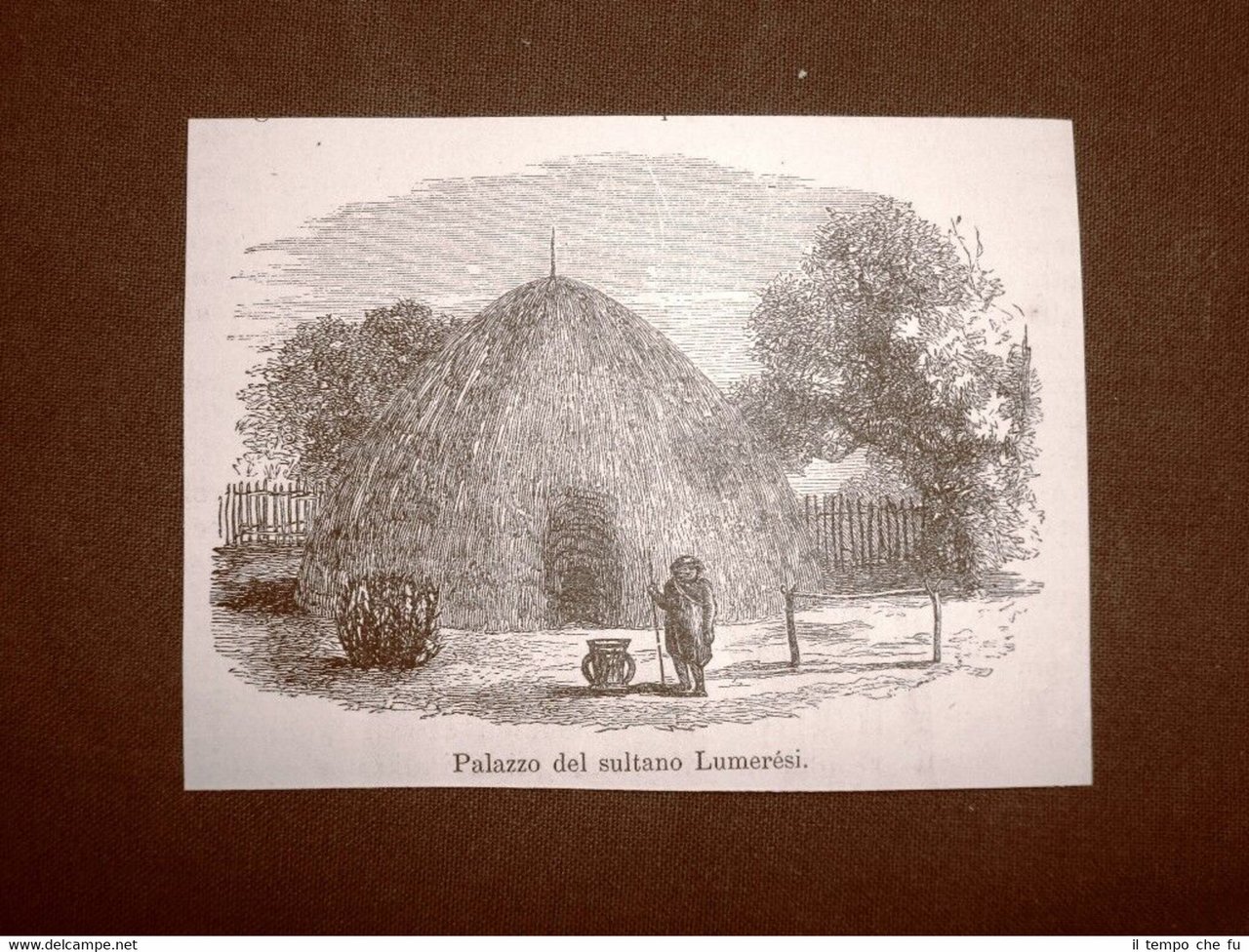 La casa del Sultano Lumeresi nel 1863 Africa