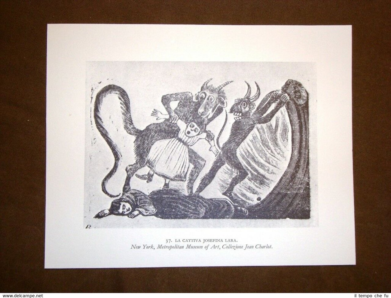 La cattiva Josefina Lara N.Y.Museum of art Stampa popolare americana …