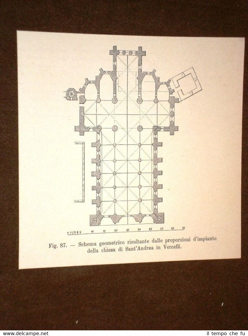 La Chiesa di Sant'Andrea in Vercelli - Schema geometrico