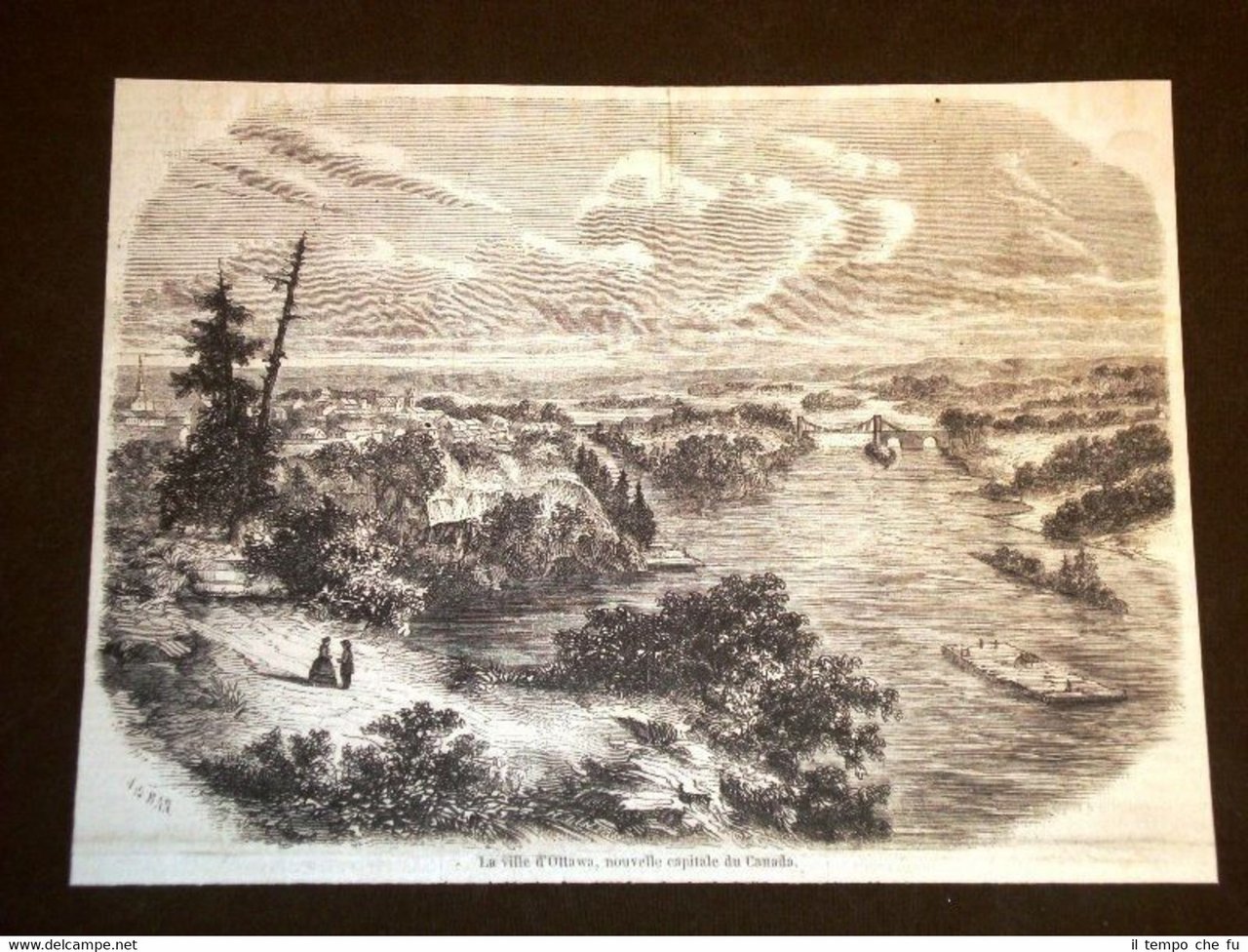 La Città di Ottawa nel 1858 Nuova capitale del Canada