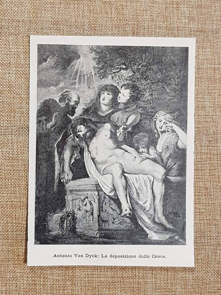 La deposizione della Croce Quadro di Antoon Van Dyck Stampa …