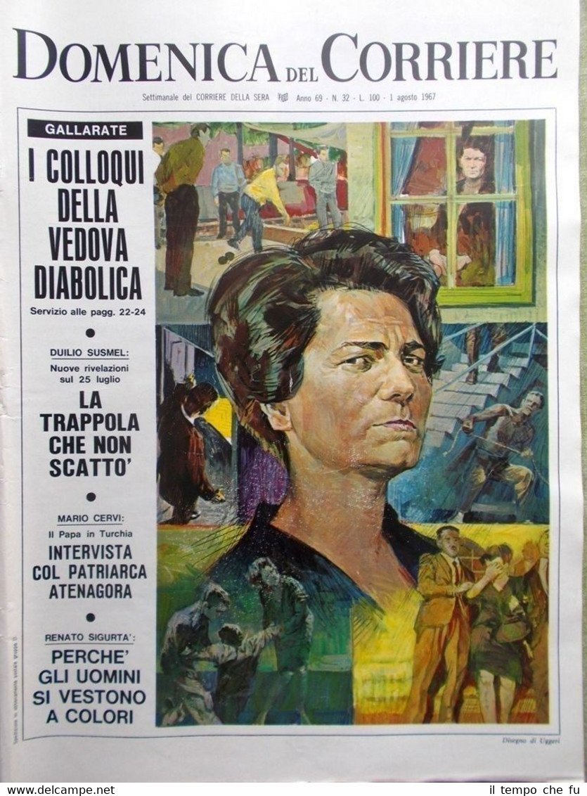 La Domenica del Corriere 1 Agosto 1967 Suez Petrolio Pasino …