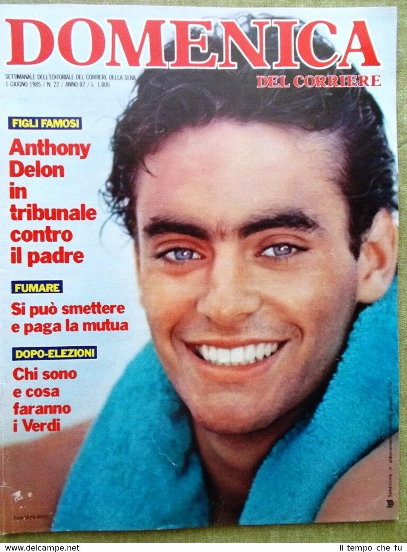 La Domenica del Corriere 1 Giugno 1985 Delon Banfi Bagnoli …