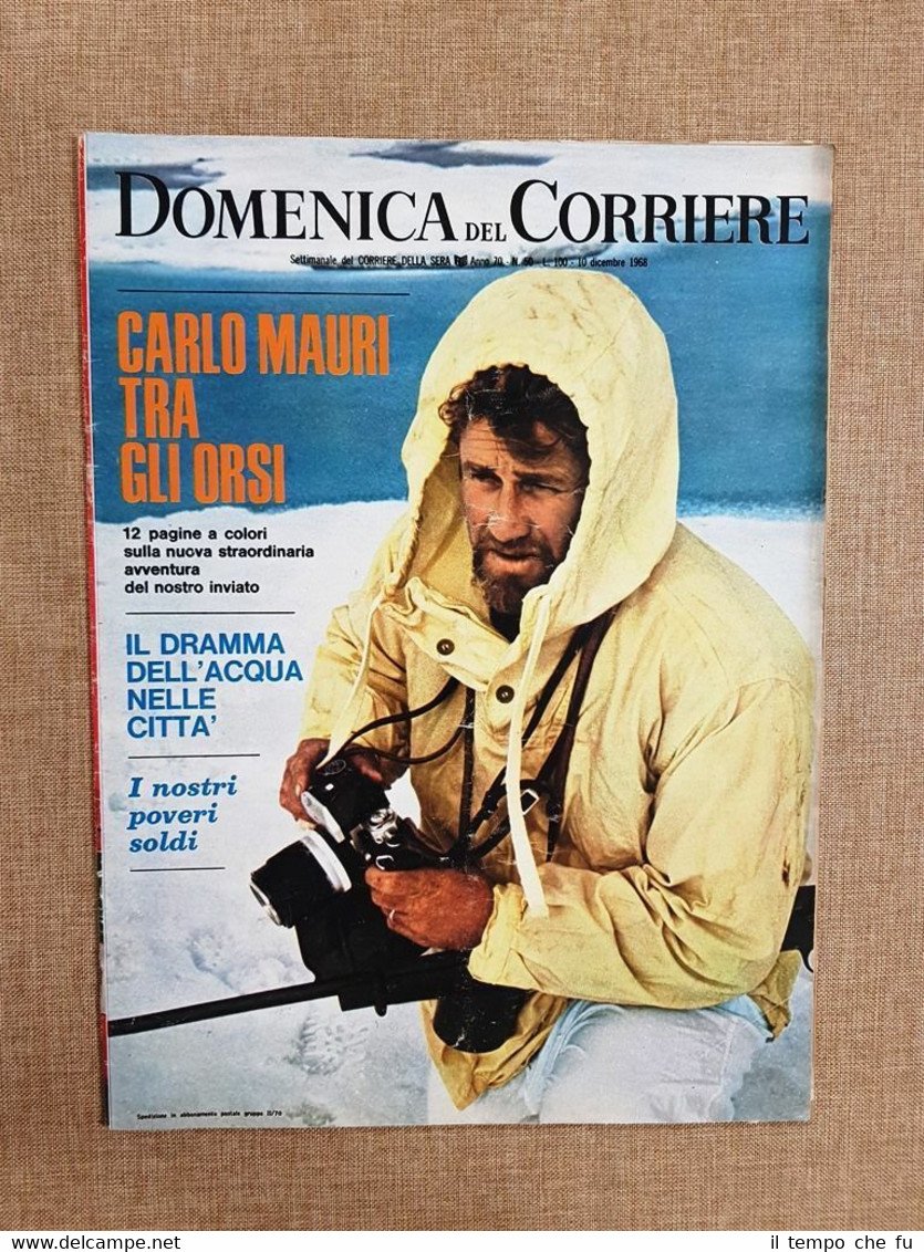La Domenica del Corriere 10 Dicembre 1968 Carlo Mauri Lutring …