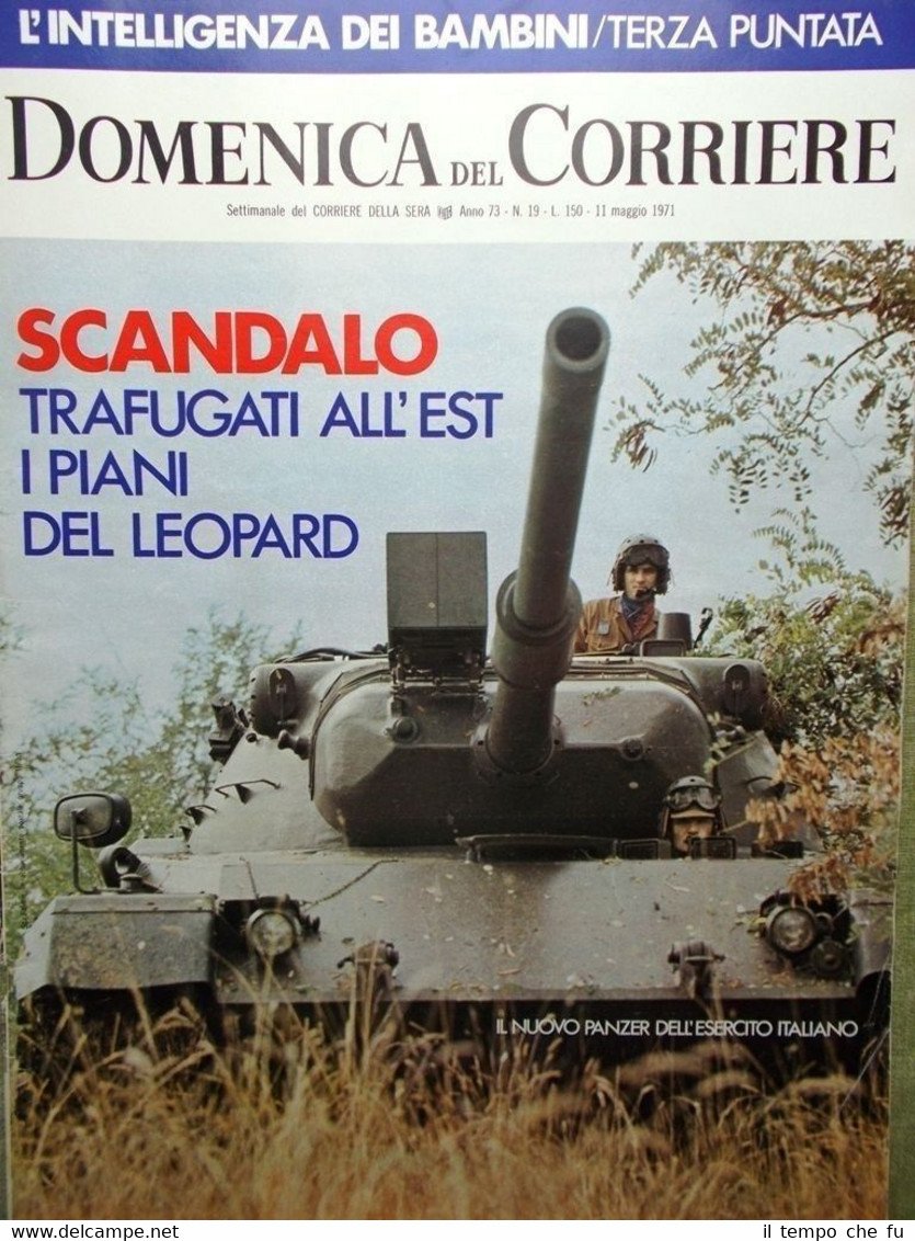 La Domenica del Corriere 11 Maggio 1971 De Filippo Leopard …