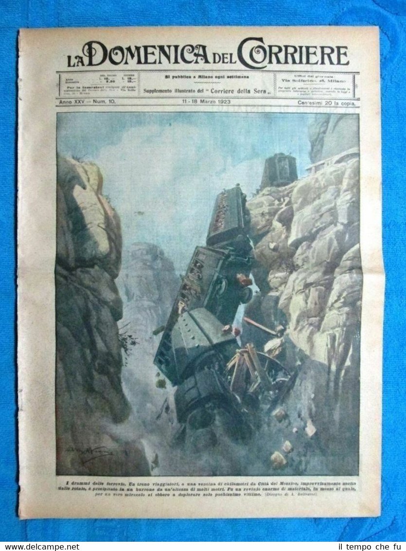 La Domenica del Corriere 11 marzo 1923 Città Messico - …