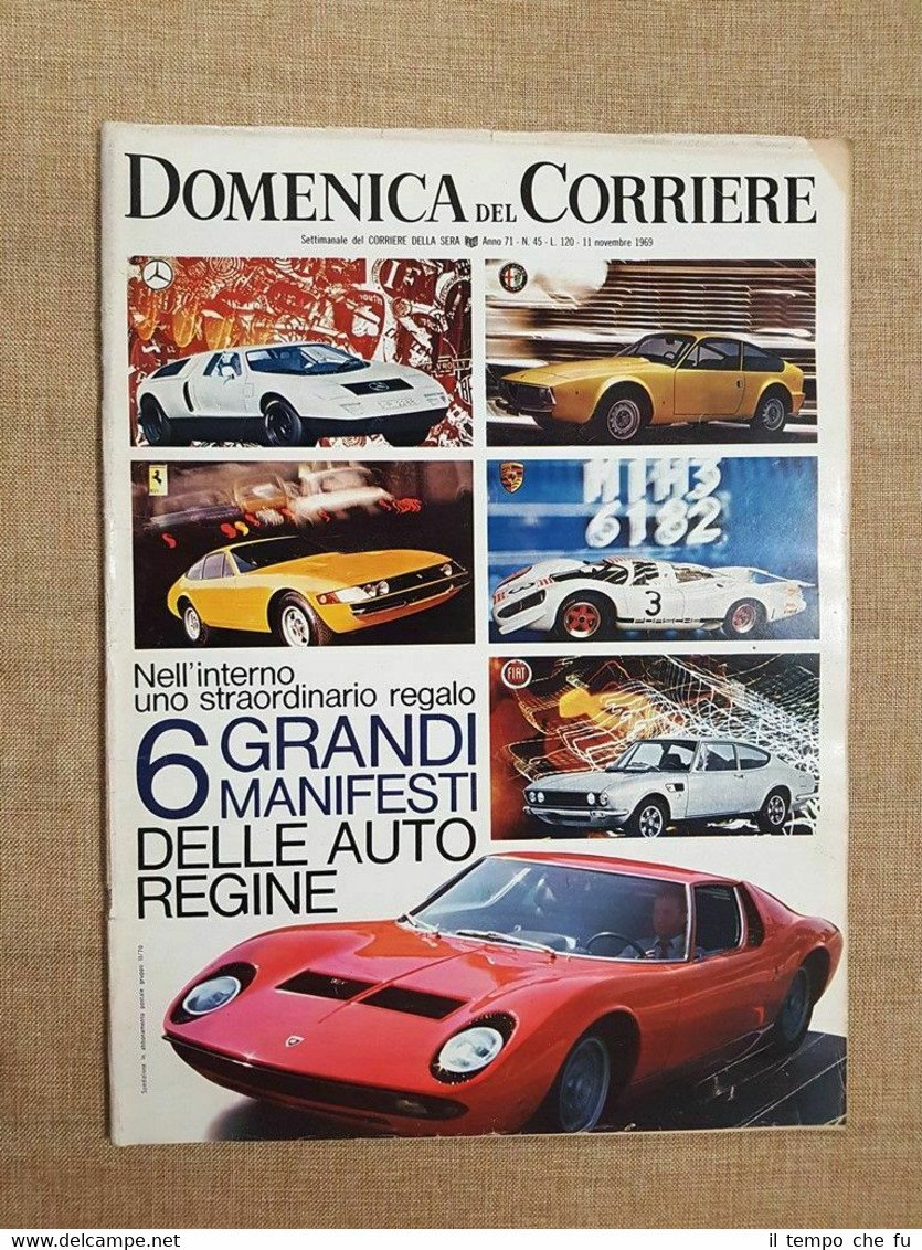 La Domenica del Corriere 11 Novembre 1969 Ciclismo Merckx Rene …