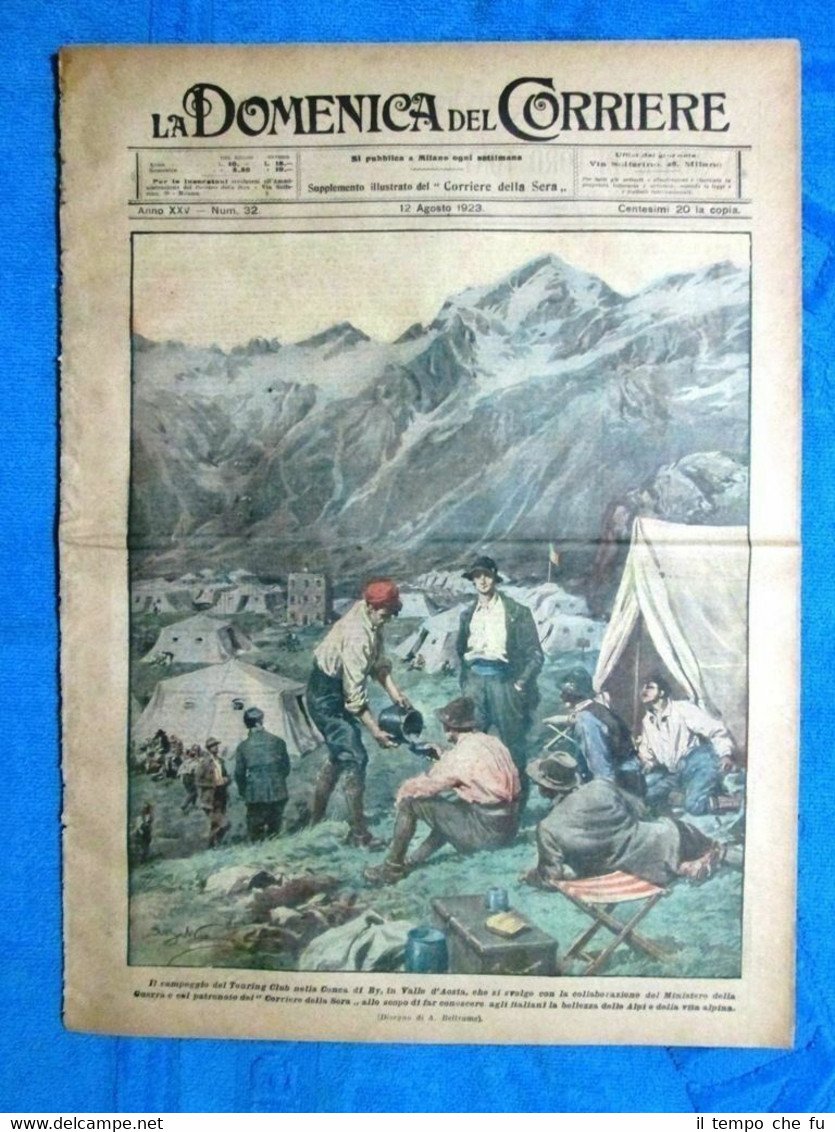 La Domenica del Corriere 12 agosto 1923 Valle d'Aosta - …