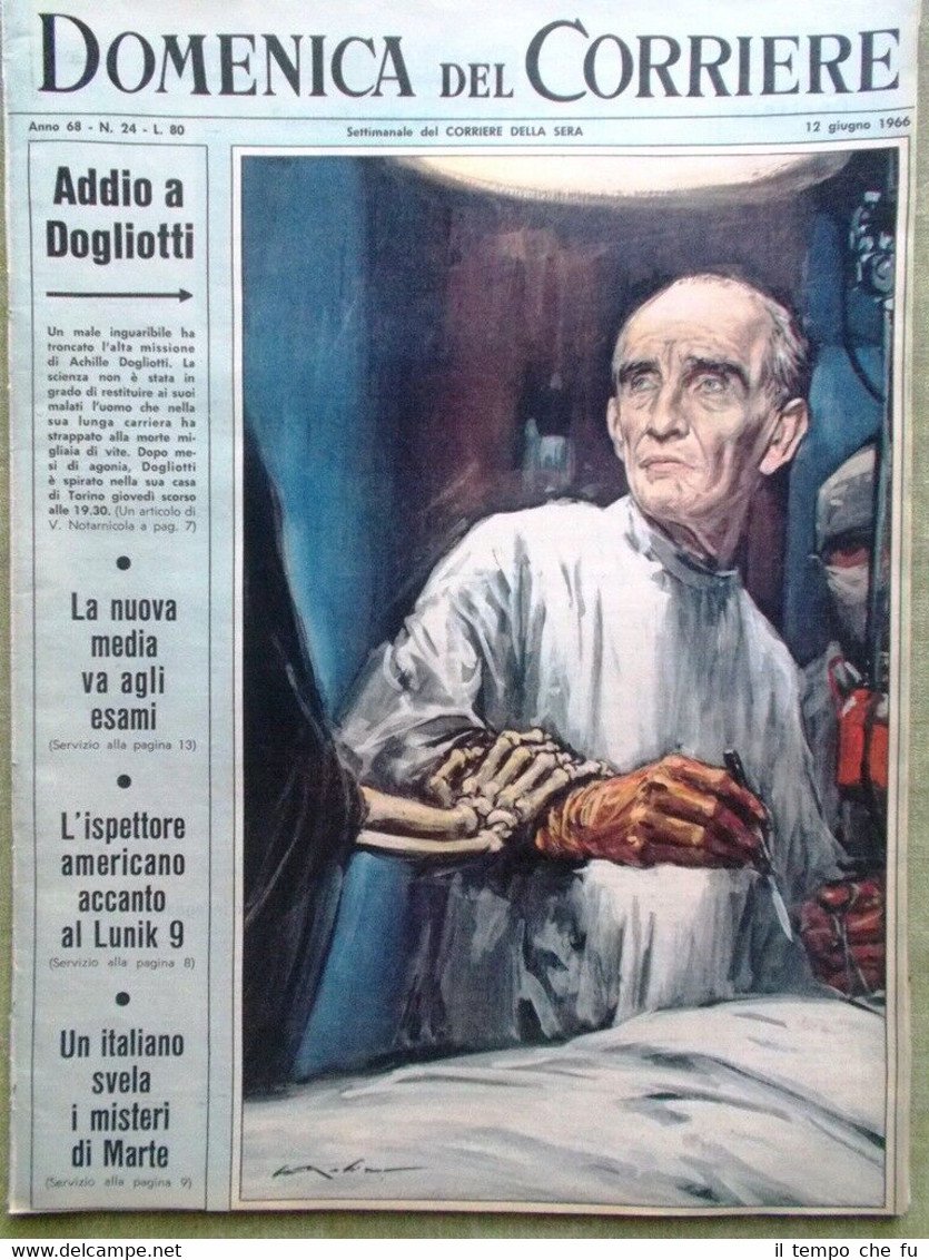 La Domenica del Corriere 12 Giugno 1966 Dogliotti Cinquetti Pinguino …