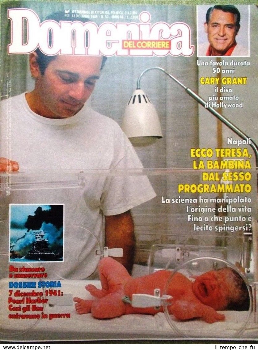 La Domenica del Corriere 13 Dicembre 1986 Gaspare e Zuzzurro …