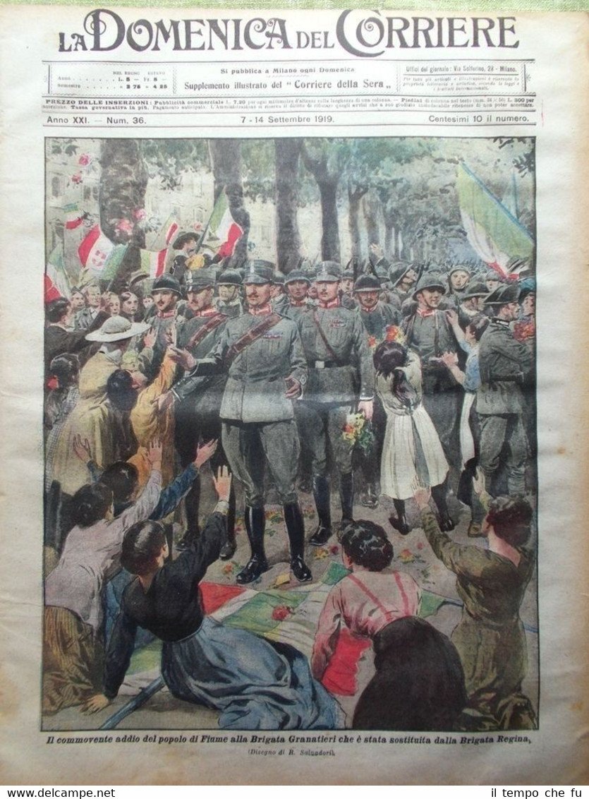 La Domenica del Corriere 14 Settembre 1919 Bela Kun Ungheria …