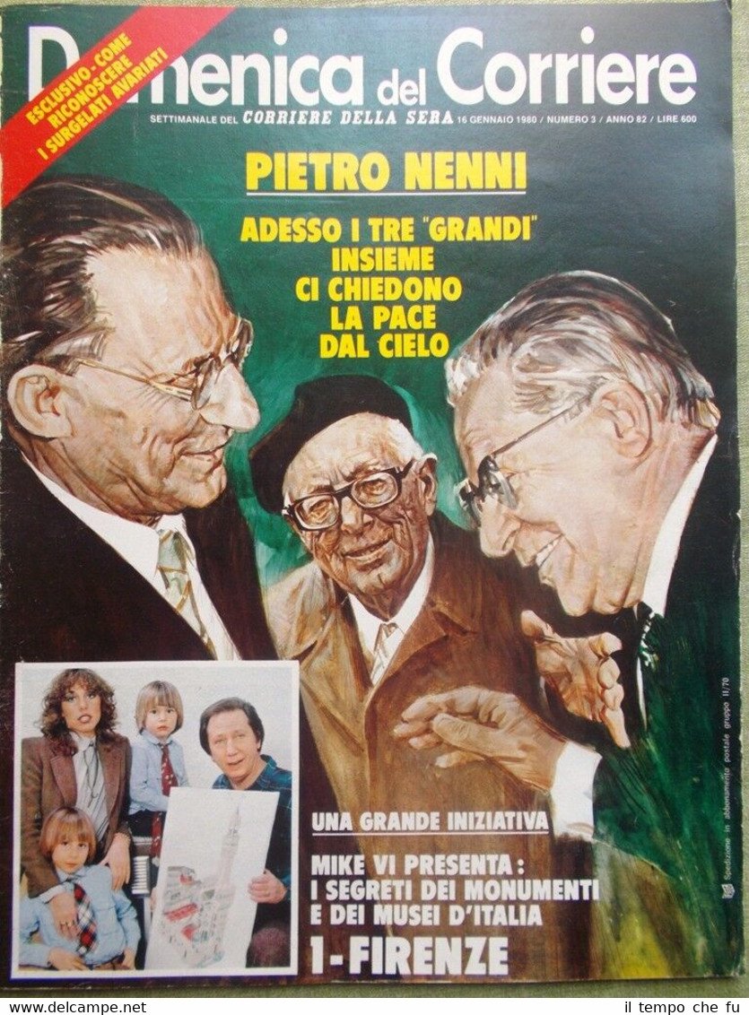 La Domenica del Corriere 16 Gennaio 1980 De André Ghezzi …