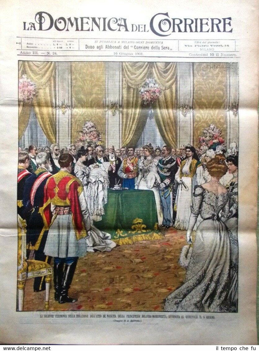 La Domenica del Corriere 16 Giugno 1901 Calabria Guerra Cina …