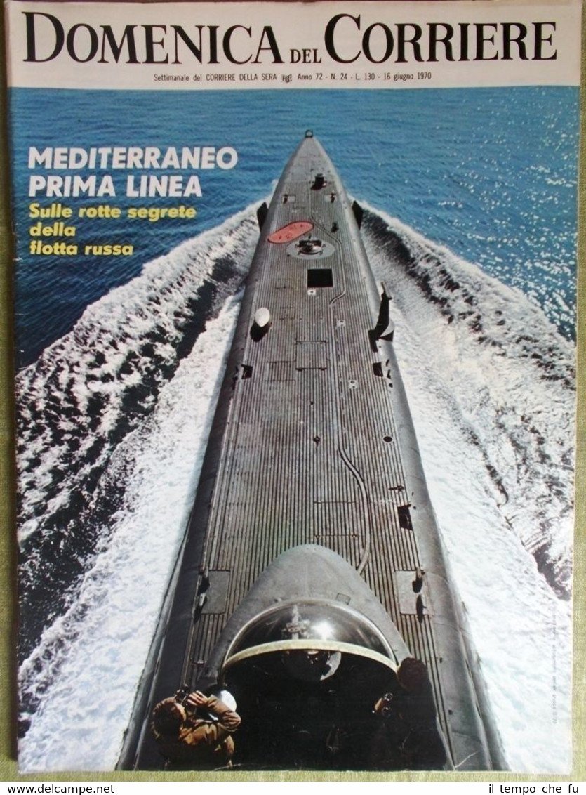 La Domenica del Corriere 16 Giugno 1970 Indianapolis Carrà Liceo …