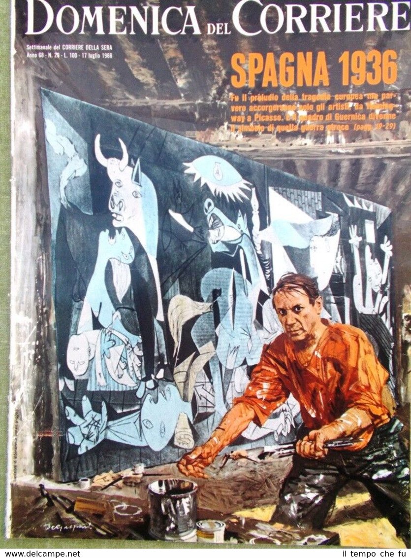 La Domenica del Corriere 17 Luglio 1966 Morte Nino Farina …