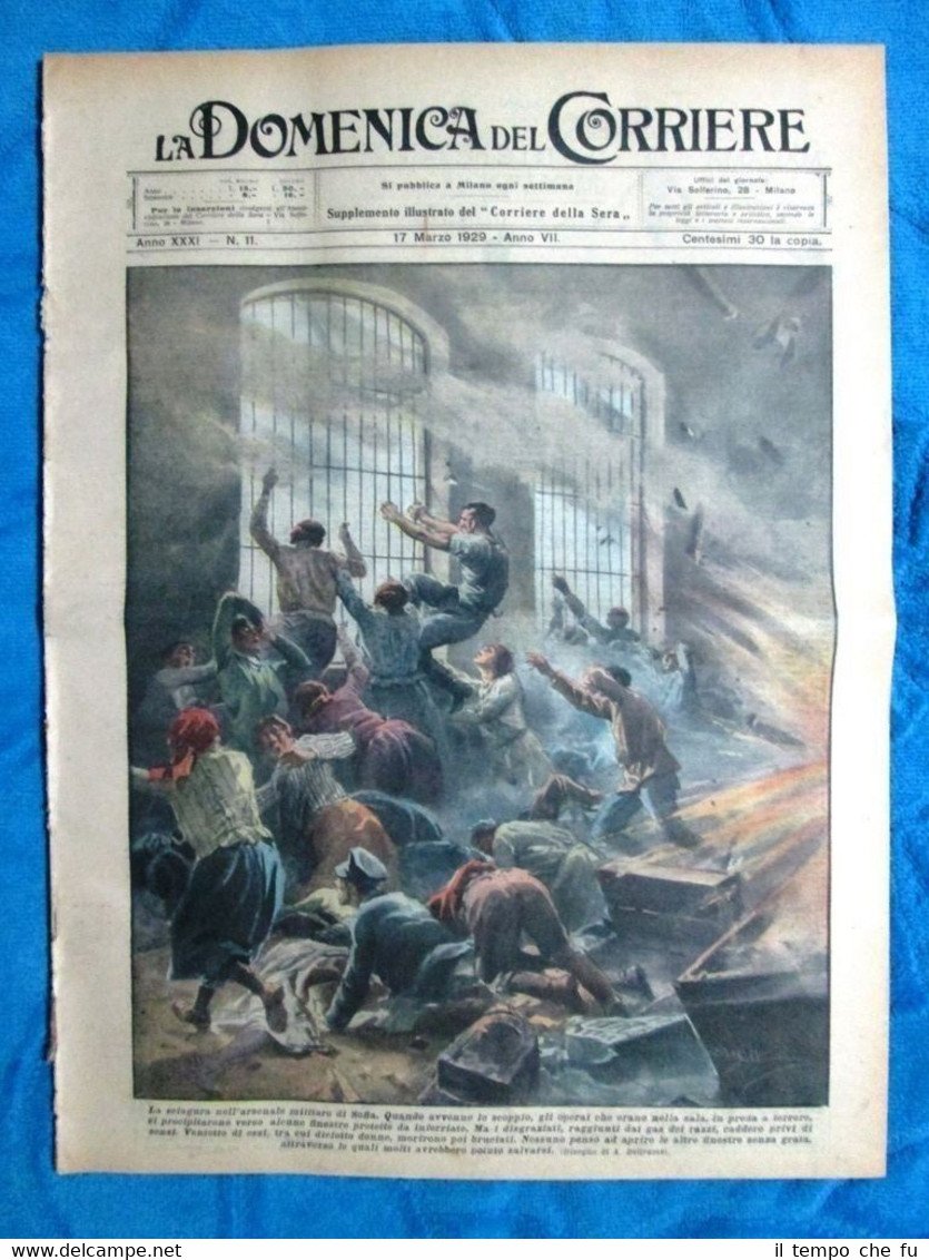 La Domenica del Corriere 17 marzo 1929 Sofia - Filadelfia …