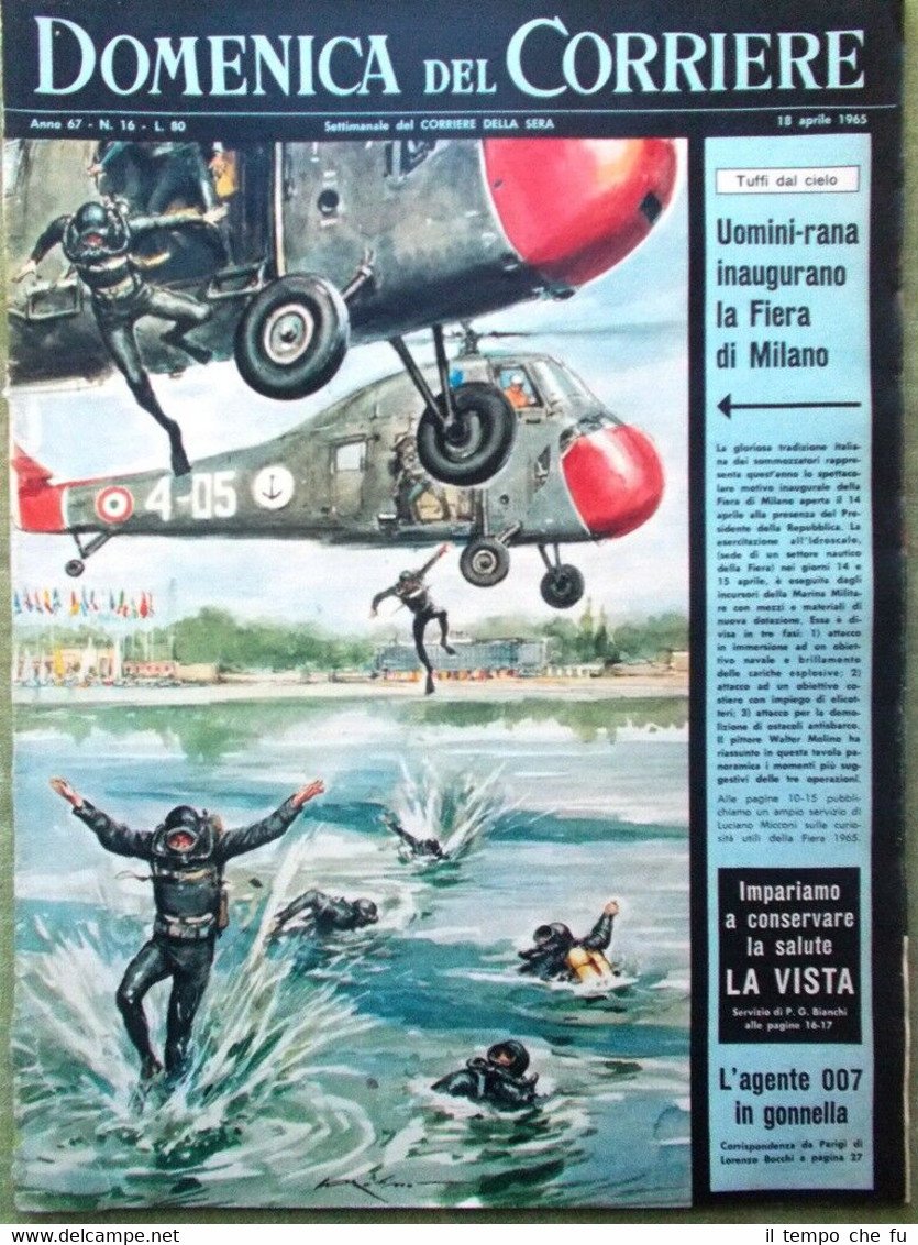 La Domenica del Corriere 18 Aprile 1965 Argentina U2 Fiera …