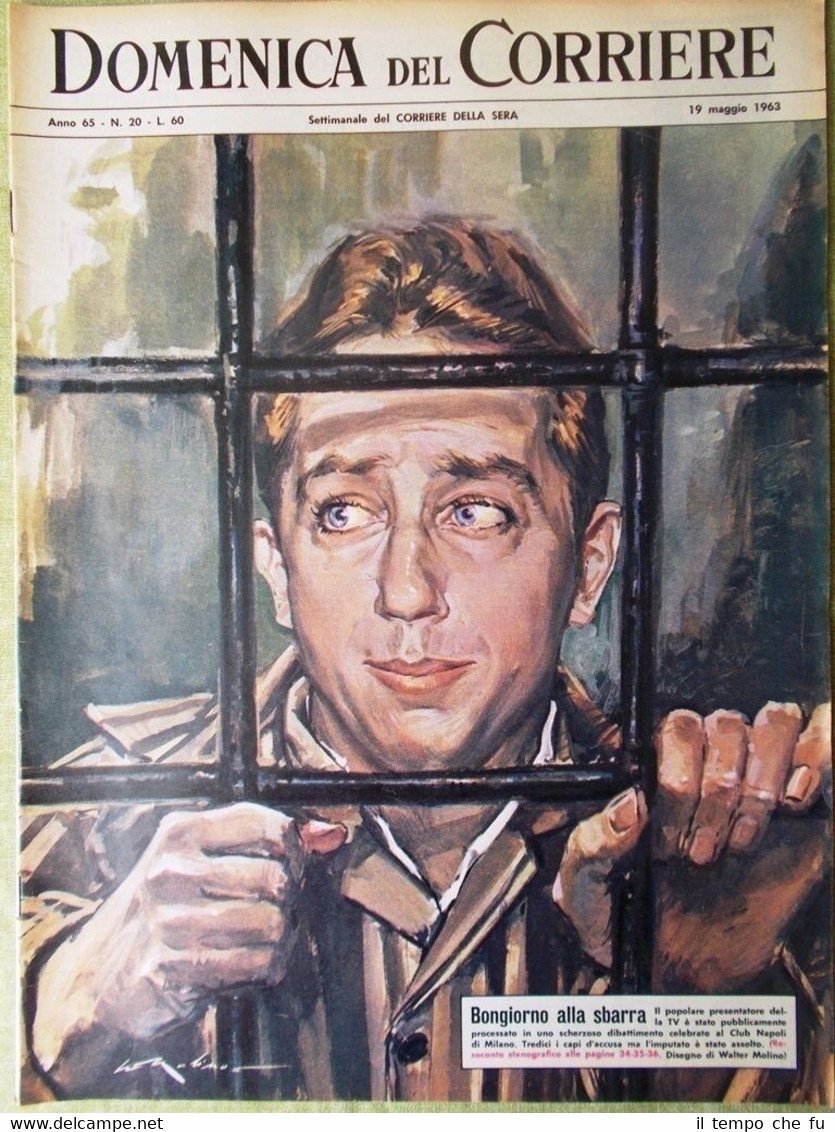 La Domenica del Corriere 19 Maggio 1963 Hitler Facchetti Inter …