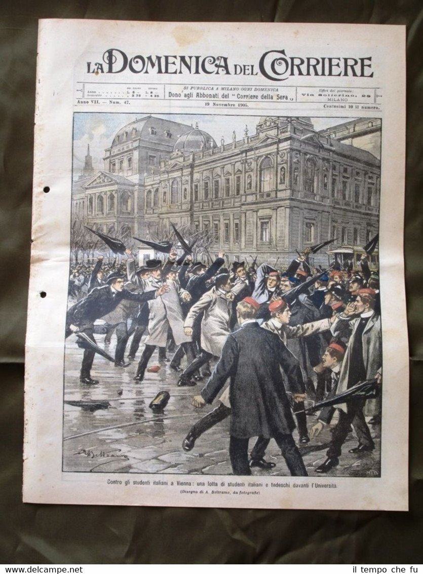 La Domenica del Corriere 19 Novembre 1905 Studenti a Vienna …