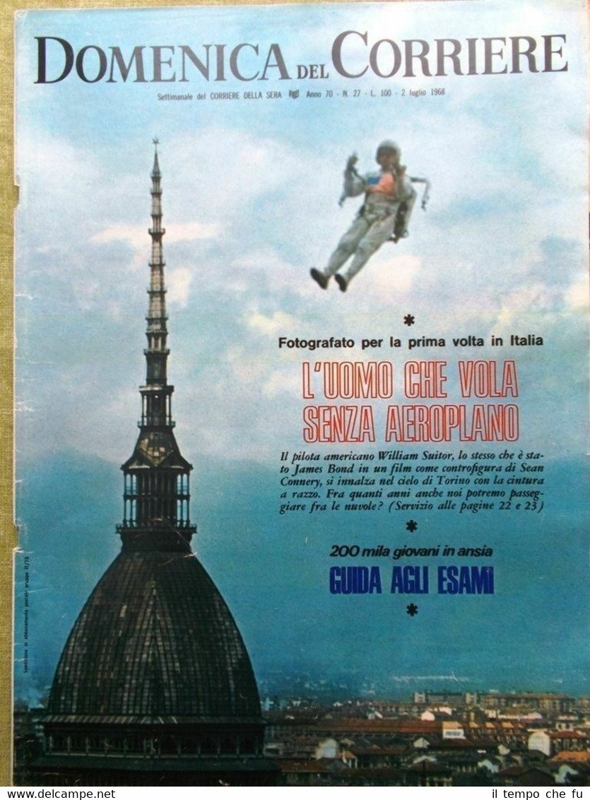 La Domenica del Corriere 2 Luglio 1968 Zanussi Kennedy Morte …