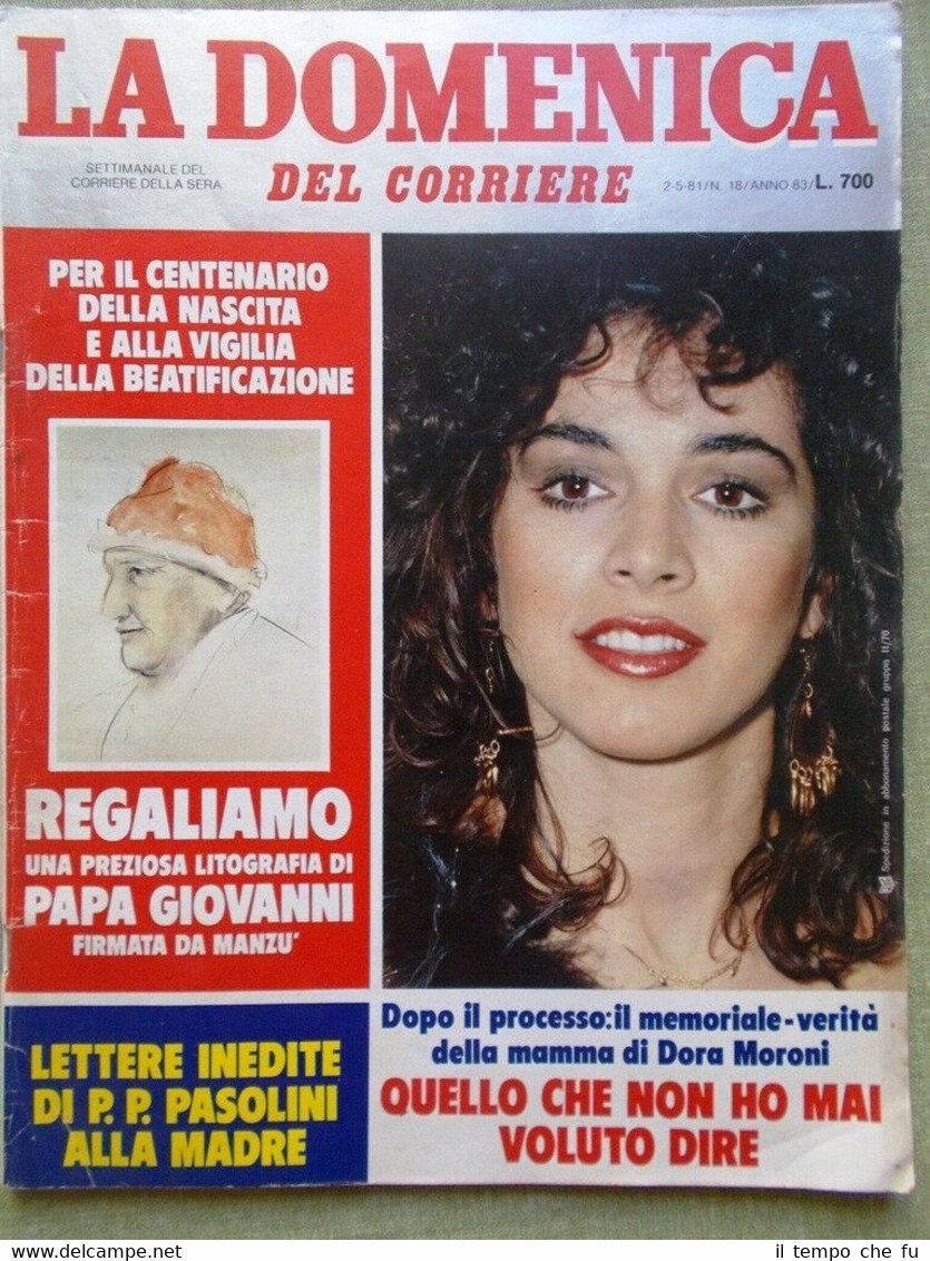 La Domenica del Corriere 2 Maggio 1981 Moroni Redford Quark …