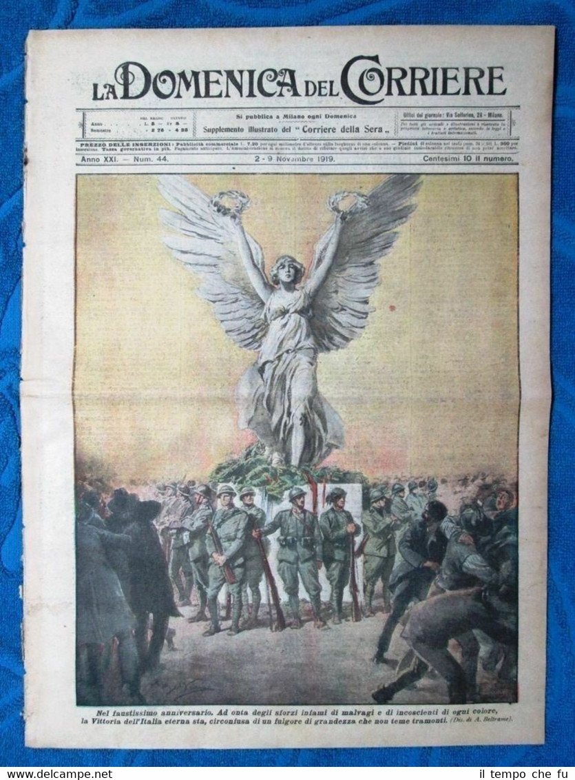 La Domenica del Corriere 2 novembre 1919 Vittoria Italia - …