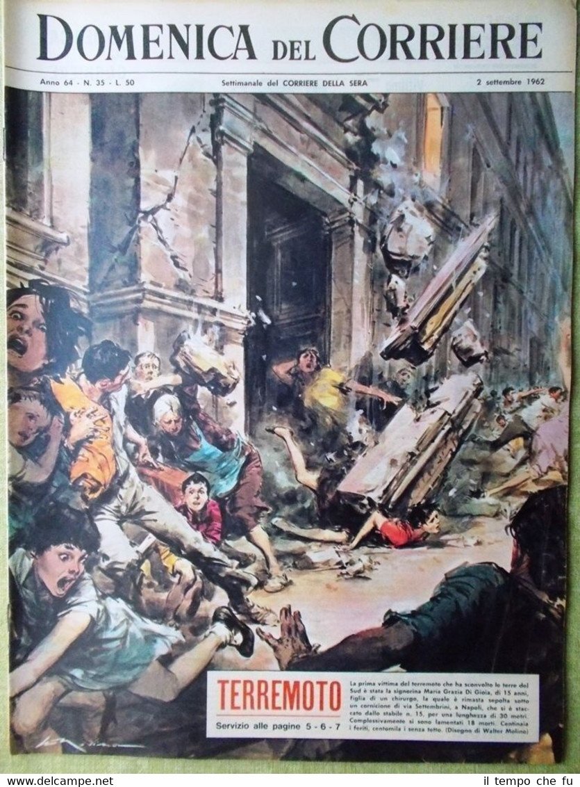 La Domenica del Corriere 2 Settembre 1962 Farah Diba Pontida …