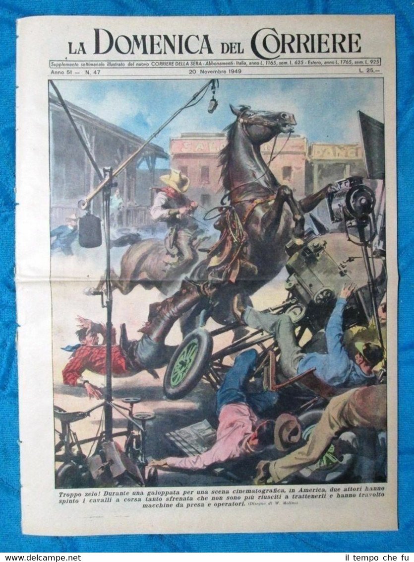 La Domenica del Corriere 20 novembre1949 America - Tokio - …