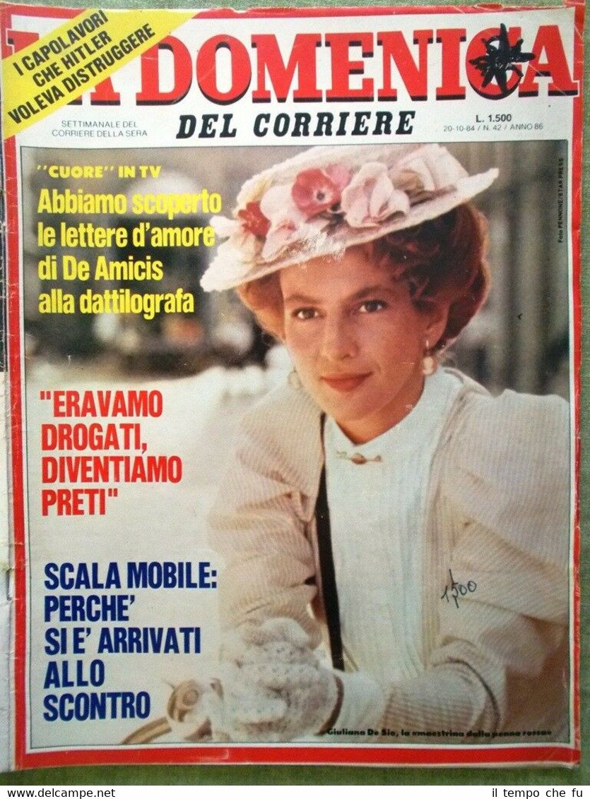 La Domenica del Corriere 20 Ottobre 1984 Garbo Greene De …