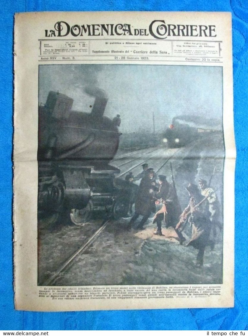 La Domenica del Corriere 21 gennaio 1923 Dublino - De …
