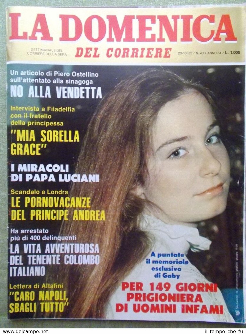 La Domenica del Corriere 23 Ottobre 1982 Paolo Conte Maerth …