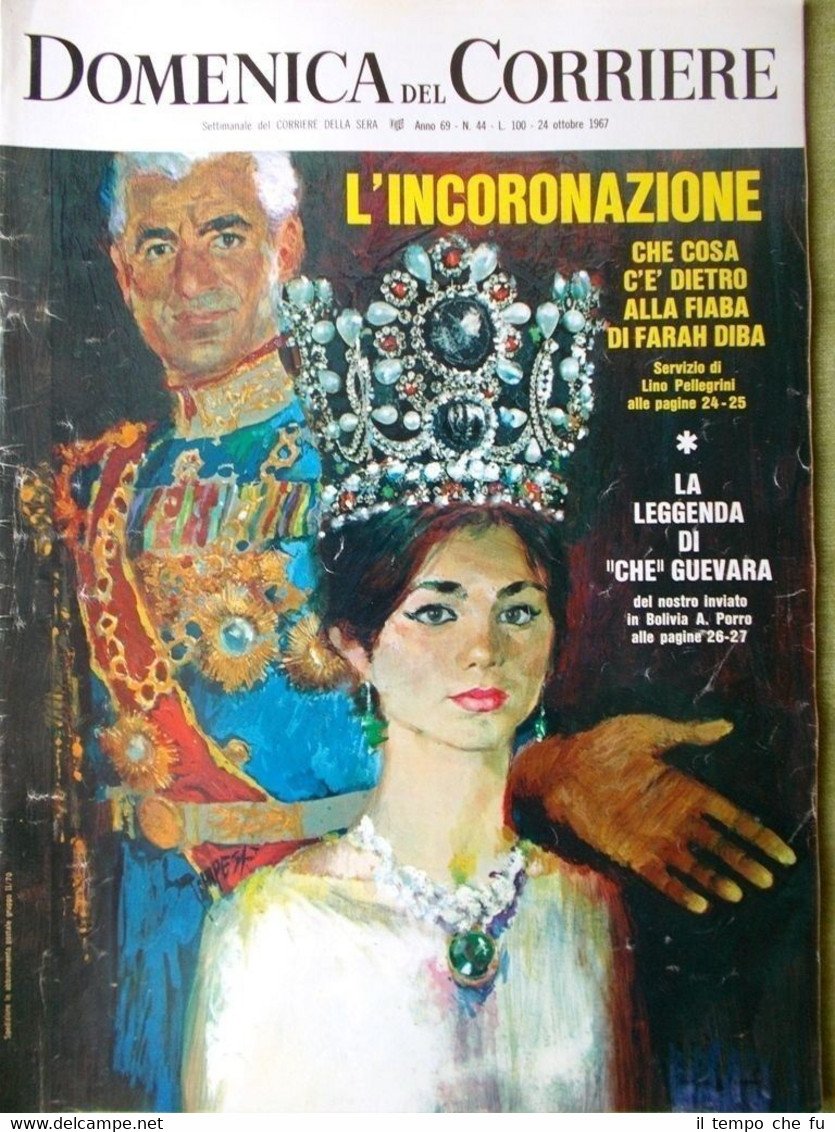 La Domenica del Corriere 24 Ottobre 1967 Che Guevara Diba …