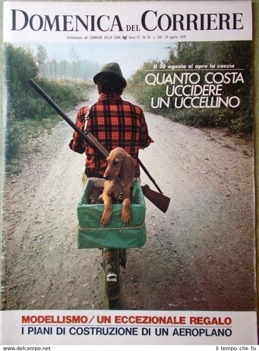 La Domenica del Corriere 25 Agosto 1970 Zanicchi Baldovino Loren …