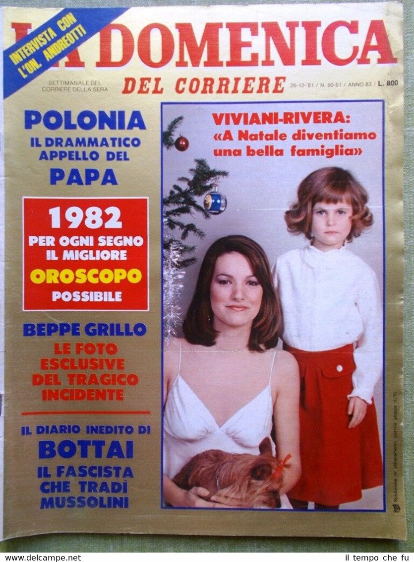 La Domenica del Corriere 26 Dicembre 1981 Polonia Spencer Tracy …