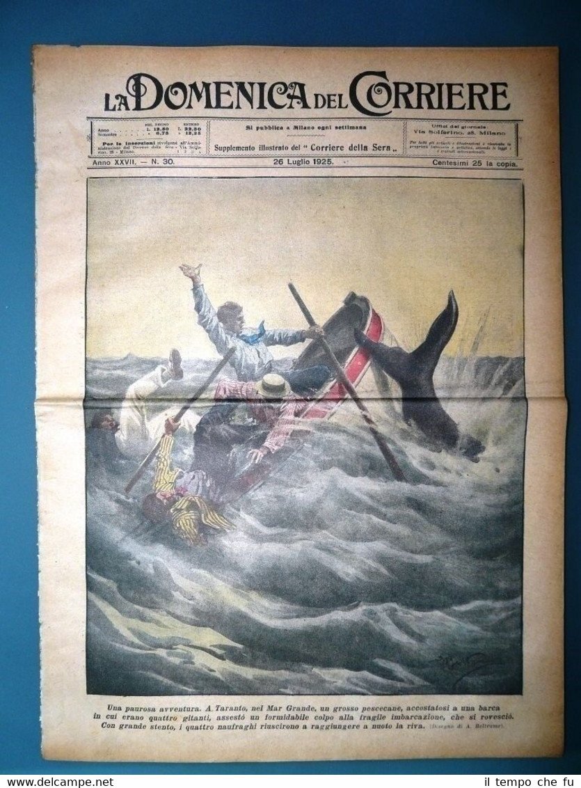 La Domenica del Corriere 26 Luglio 1925 Taranto Principe di …