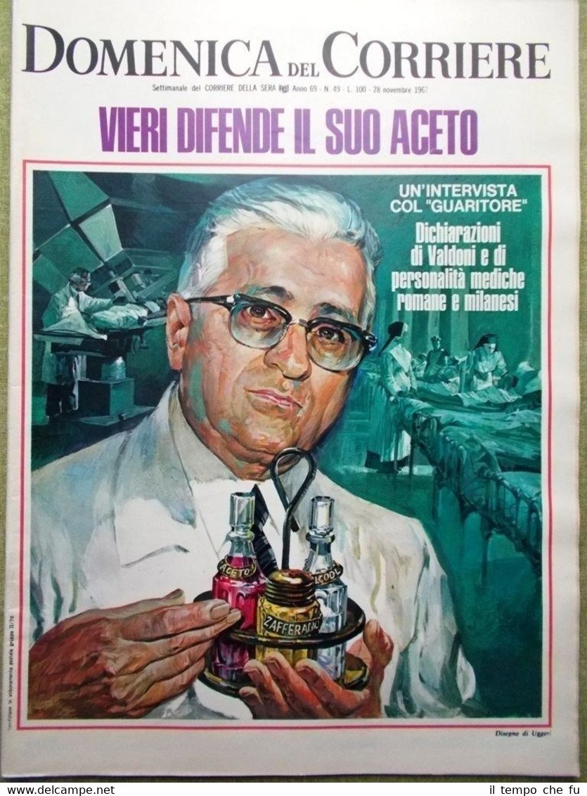 La Domenica del Corriere 28 Novembre 1967 Savoia Vieri Baudo …