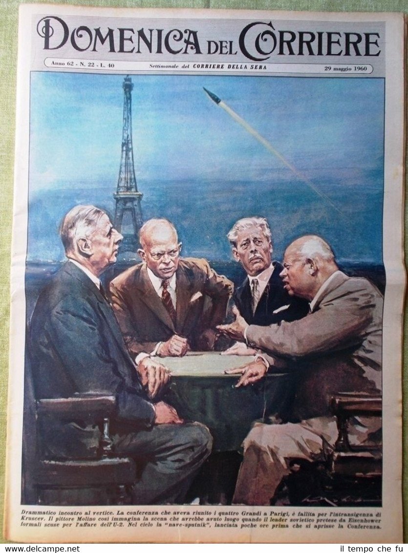 La Domenica del Corriere 29 Maggio 1960 Bardot Cesarini Juventus …