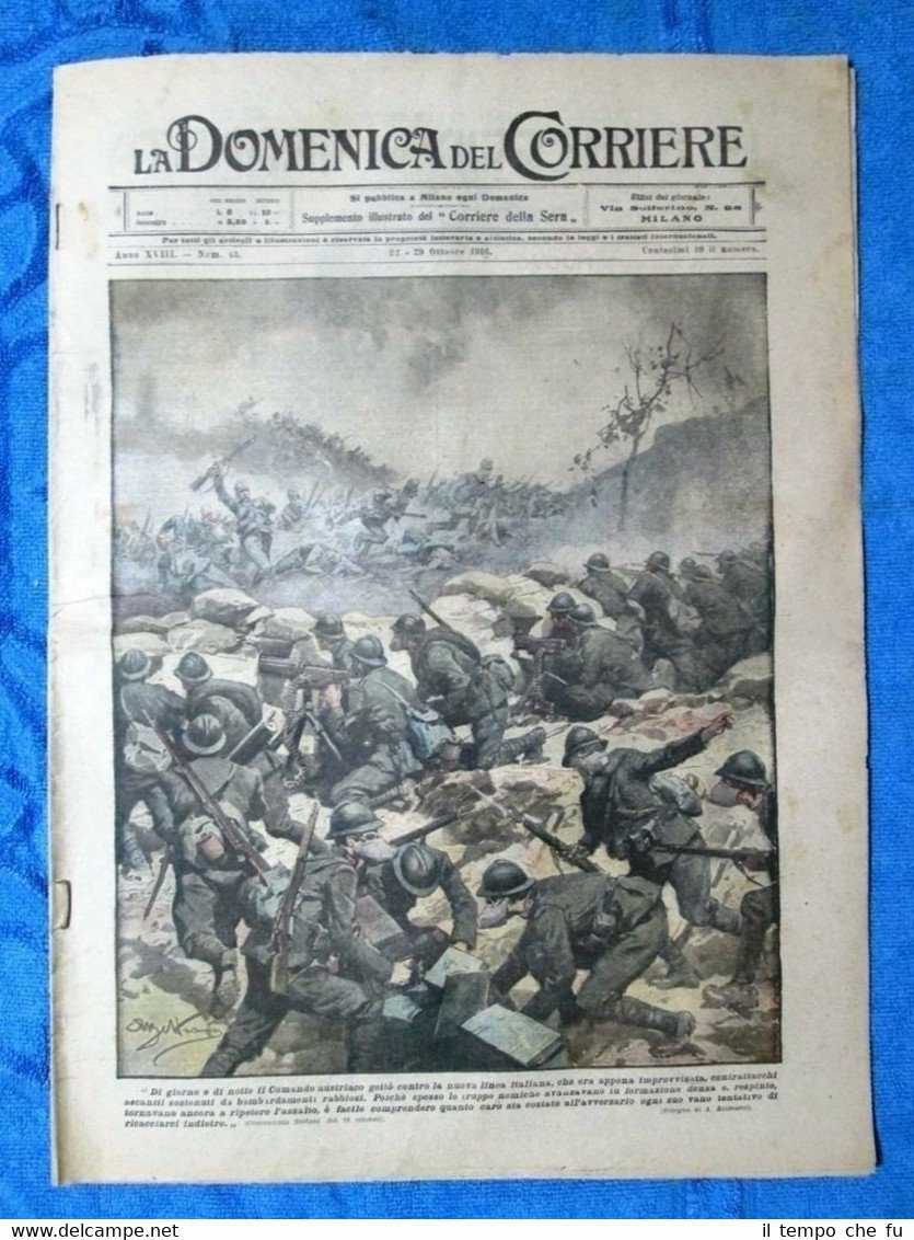 La Domenica del Corriere 29 ottobre 1916 WW1 Austria - …