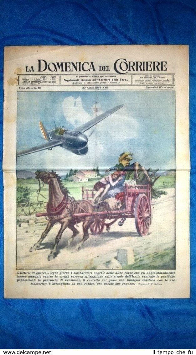 La Domenica del Corriere 30 aprile 1944 WW2 Italia - …