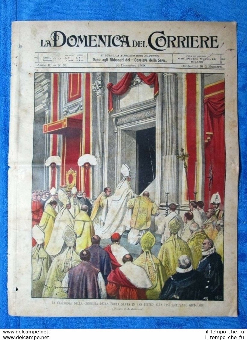 La Domenica del Corriere 30 dicembre 1900 San Pietro - …