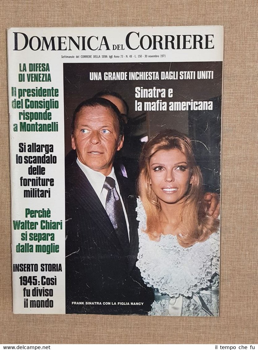 La Domenica del Corriere 30 Novembre 1971 Lucky Luciano Frank …