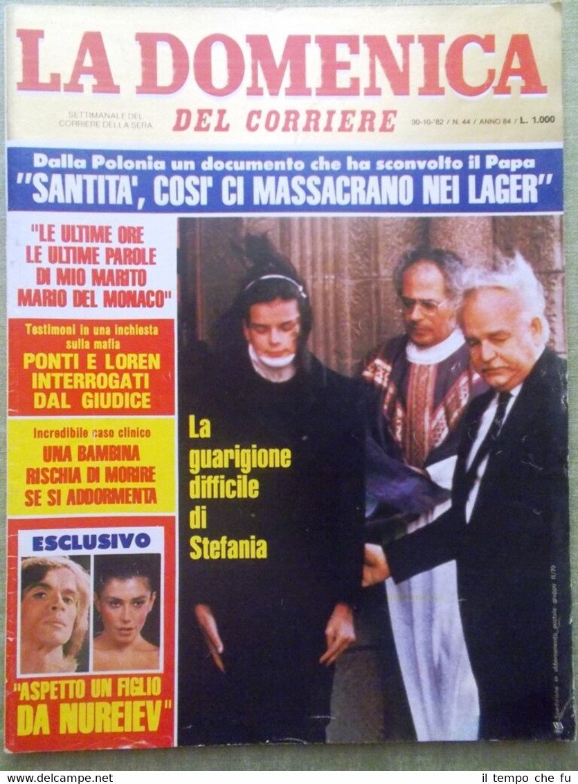 La Domenica del Corriere 30 Ottobre 1982 Morte Mario Del …