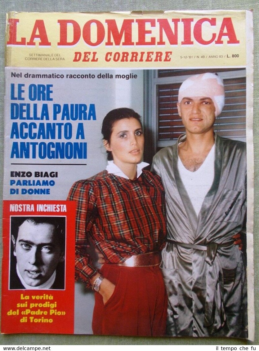 La Domenica del Corriere 5 Dicembre 1981 Antognoni Padre Pio …