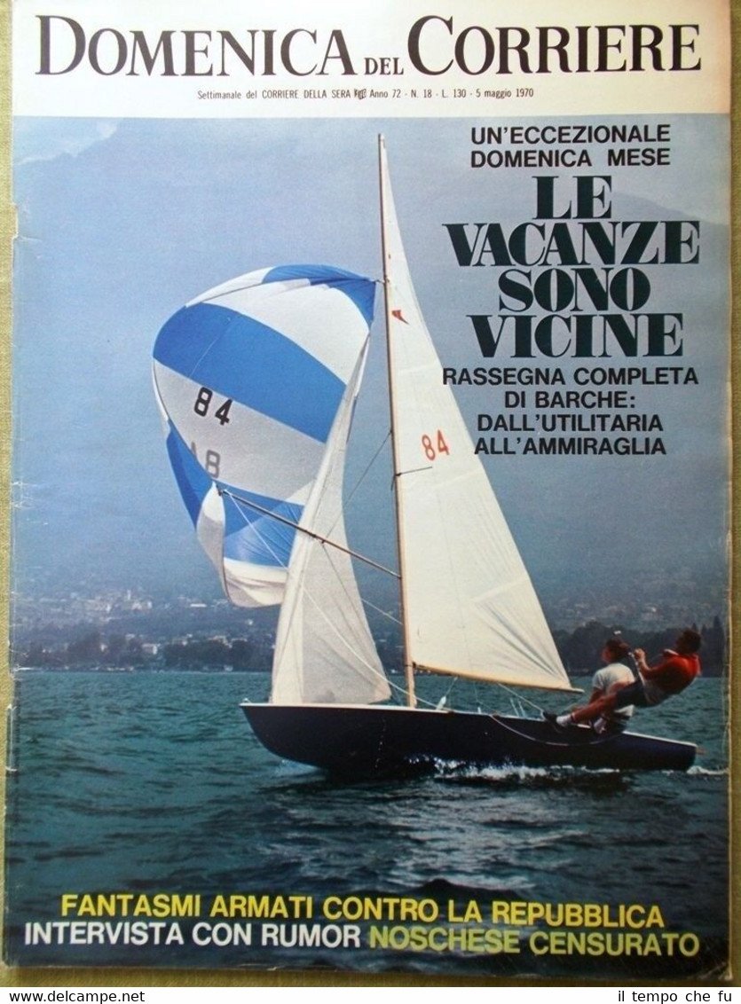 La Domenica del Corriere 5 Maggio 1970 Gigi Riva Moccagatta …