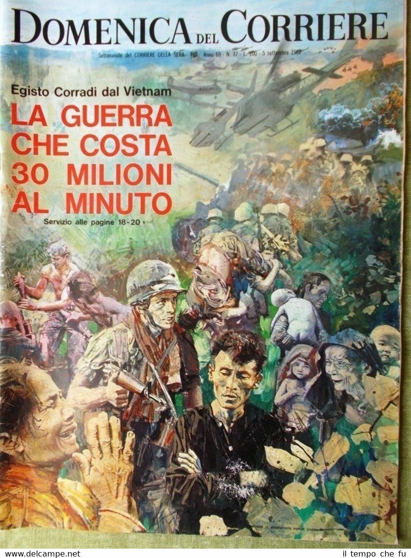 La Domenica del Corriere 5 Settembre 1967 Giovani Pincus Pillola …